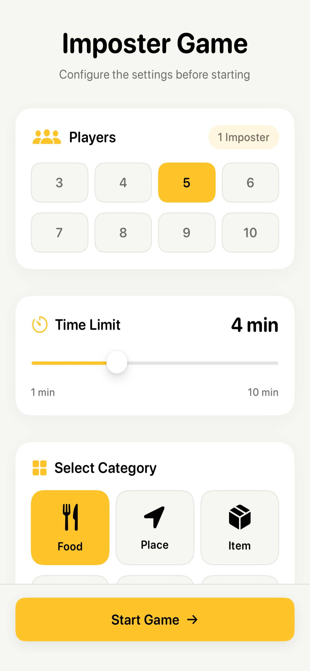 Imposters 앱 스크린샷 1